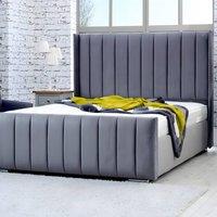 PARADISE BEDS LTD Sleep Wave Double Bed Set in Dark Grey | Size: King