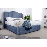 PARADISE BEDS LTD Zen Sleep Double Bed Set in Dark Blue | Size: King