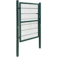 Berkfield Home 2D Fence Gate (Single) Green 106 x 170 cm