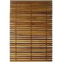 Berkfield Home 3 pcs Acacia Bath Mat 80 x 50 cm in Brown