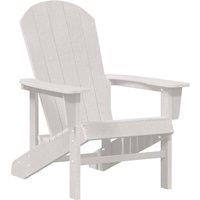 Berkfield Home Adirondack Chair White 74x82x91 cm HDPE | Size: 74 x 82 x 91 cm
