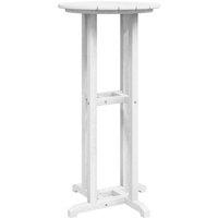 Berkfield Home Bar Table White 55x55x107 cm HDPE | Size: 55 x 55 x 107 cm