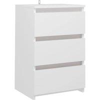 Berkfield Home Bed Cabinet White 40x35x62.5 cm Engineered Wood