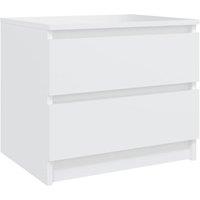 Berkfield Home Bed Cabinet White 50x39x43.5 cm Engineered Wood