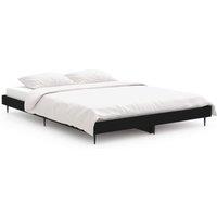 Berkfield Home Bed Frame Black 140x190 cm Engineered Wood