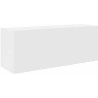 Berkfield Home Bathroom Wall Cabinet White 80x25x30 cm Engineered Wood | Size: 80 x 25 x 30 cm
