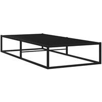 Berkfield Home Bed Frame Black Metal 100x200 cm