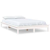 Berkfield Home Bed Frame White 160x200 cm Solid Wood Pine