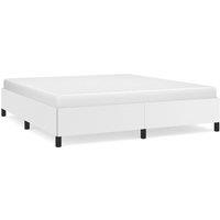 Berkfield Home Bed Frame White 180x200 cm Super King Faux Leather