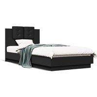 Berkfield Home Bed Frame without Mattress Black 100x200 cm