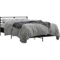 Berkfield Home Bed Frame without Mattress Black 120x200 cm | Size: Small Double