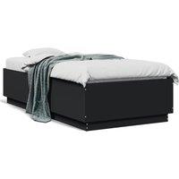 Berkfield Home Bed Frame without Mattress Black 90x190 cm Single
