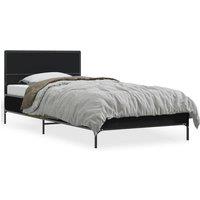 Berkfield Home Bed Frame without Mattress Black 90x190 cm Single