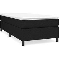 Berkfield Home Bed Frame without Mattress Black Single Fabric (UK/IE/FI/NO only)