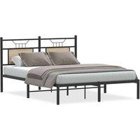 Berkfield Home Bed Frame without Mattress Sonoma Oak 140x200 cm Engineered Wood in Brown