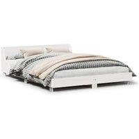 Berkfield Home Bed Frame without Mattress White 140x190 cm Solid Wood Pine