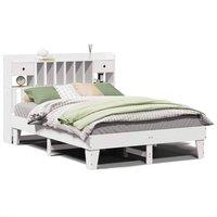 Berkfield Home Bed Frame without Mattress White 140x200 cm Solid Wood Pine