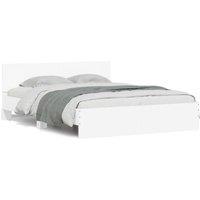 Berkfield Home Bed Frame without Mattress White 150x200 cm King Size
