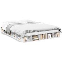 Berkfield Home Bed Frame without Mattress White 160x200 cm
