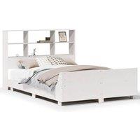 Berkfield Home Bed Frame without Mattress White 160x200 cm Solid Wood Pine