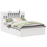 Berkfield Home Bed Frame without Mattress White 160x200 cm Solid Wood Pine
