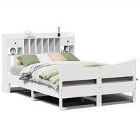 Berkfield Home Bed Frame without Mattress White 160x200 cm Solid Wood Pine