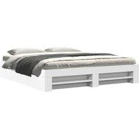 Berkfield Home Bed Frame without Mattress White 180x200 cm Super King Engineered Wood