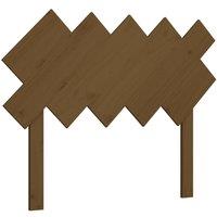 Berkfield Home Bed Headboard Honey Brown 104x3x80.5 cm Solid Wood Pine