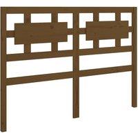 Berkfield Home Bed Headboard Honey Brown 125.5x4x100 cm Solid Wood Pine