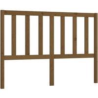 Berkfield Home Bed Headboard Honey Brown 166x4x100 cm Solid Wood Pine | Size: 166 x 4 x 100 cm