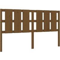 Berkfield Home Bed Headboard Honey Brown 185.5x4x100 cm Solid Wood Pine