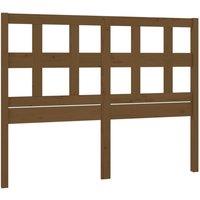 Berkfield Home Bed Headboard Honey Brown 205.5x4x100 cm Solid Wood Pine