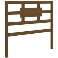 Berkfield Home Bed Headboard Honey Brown 80.5x4x100 cm Solid Wood Pine