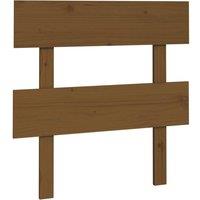 Berkfield Home Bed Headboard Honey Brown 93.5x3x81 cm Solid Wood Pine