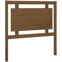 Berkfield Home Bed Headboard Honey Brown 95.5x4x100 cm Solid Pine Wood