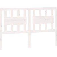 Berkfield Home Bed Headboard White 140.5x4x100 cm Solid Wood Pine