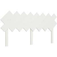 Berkfield Home Bed Headboard White 159.5x3x80.5 cm Solid Wood Pine