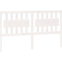 Berkfield Home Bed Headboard White 165.5x4x100 cm Solid Wood Pine