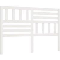 Berkfield Home Bed Headboard White 166x4x100 cm Solid Wood Pine | Size: 166 x 4 x 100 cm