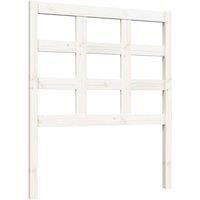 Berkfield Home Bed Headboard White 80.5x4x100 cm Solid Wood Pine