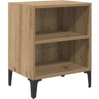 Berkfield Home Bedside Cabinet Artisan Oak 40x30x50 cm Engineered Wood in Brown | Size: 40 x 30 x 50 cm