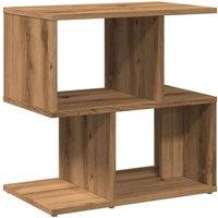 Berkfield Home Bedside Cabinet Artisan Oak 50x30x51.5 cm Engineered Wood in Brown
