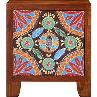 Berkfield Home Bedside Cabinet 2 pcs 40x30x45 cm Solid Wood Acacia in Brown | Size: 40 x 30 x 45 cm