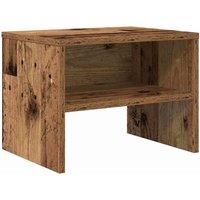 Berkfield Home Bedside Cabinet Old wood 40 x 30 x 30 cm Engineered wood in Brown