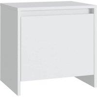 Berkfield Home Bedside Cabinet White 45x34x44.5 cm Engineered Wood