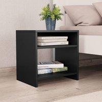 Berkfield Home Bedside Cabinets 2 pcs Black 40x30x40 cm Engineered Wood | Size: 40 x 30 x 40 cm