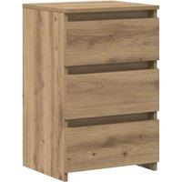Berkfield Home Bedside Cabinets 2 pcs Artisan Oak 40x35x62.5 cm Engineered Wood in Brown