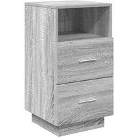 Berkfield Home Bedside Cabinets 2 pcs with 2 Drawers Grey Sonoma 36x36x68 cm | Size: 36 x 36 x 68 cm