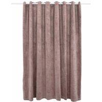 Berkfield Home Blackout Curtain with Metal Rings Velvet Antique Pink 290x245 cm