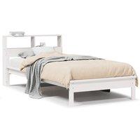 Berkfield Home Bookcase Bed without Mattress White 100x200 cm Solid Wood Pine